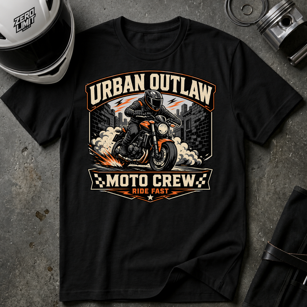 Urban Outlaw Moto Crew Ride Fast T-Shirt
