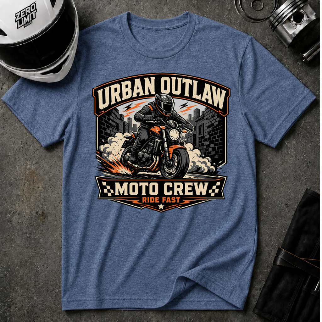 Urban Outlaw Moto Crew Ride Fast T-Shirt