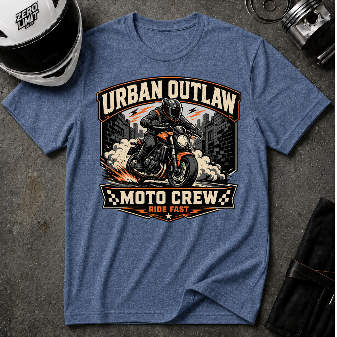 Urban Outlaw Moto Crew Ride Fast T-Shirt