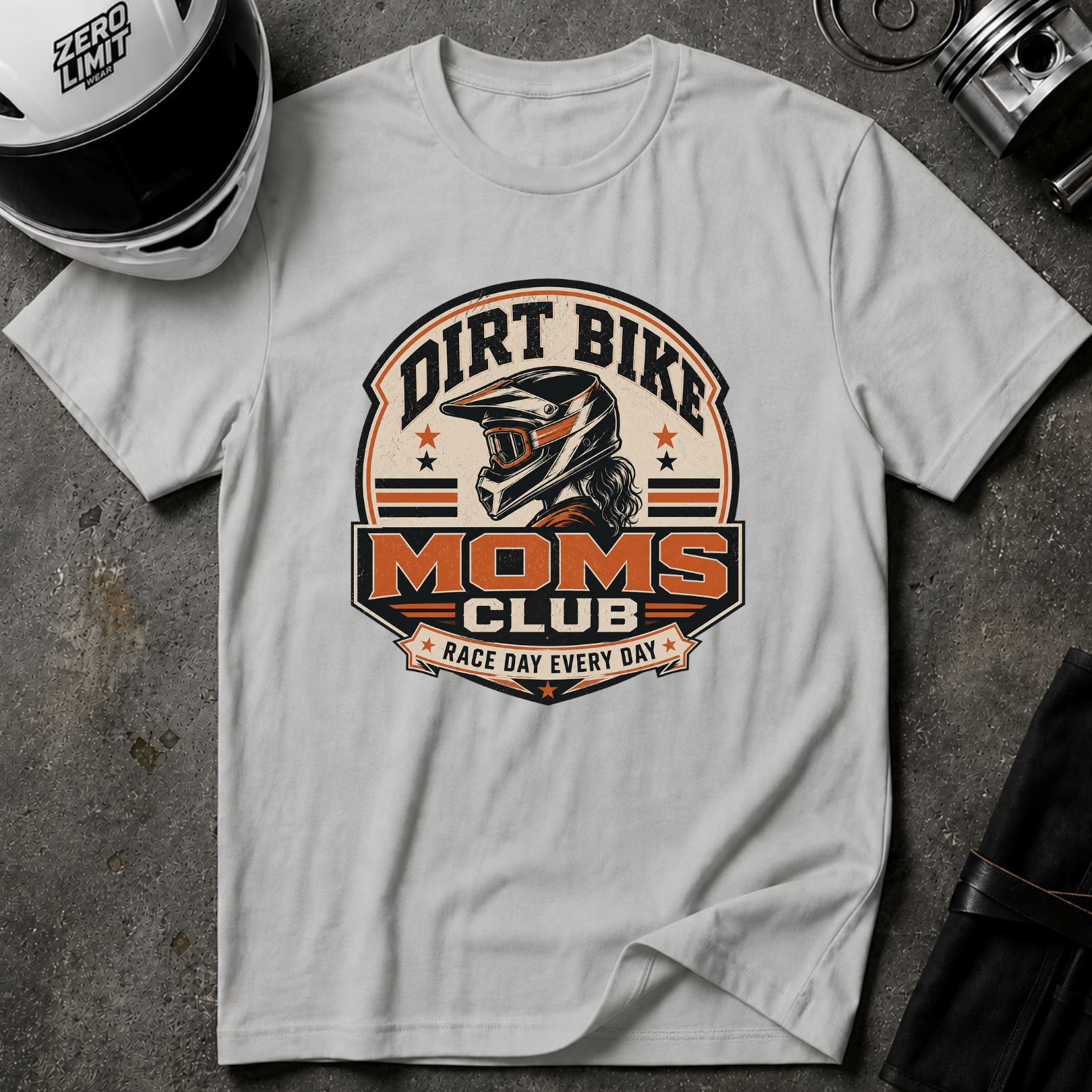 Dirt Bike Moms Club T-Shirt