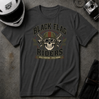 Black Flag Riders Skull T-Shirt