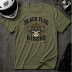 Black Flag Riders Skull T-Shirt