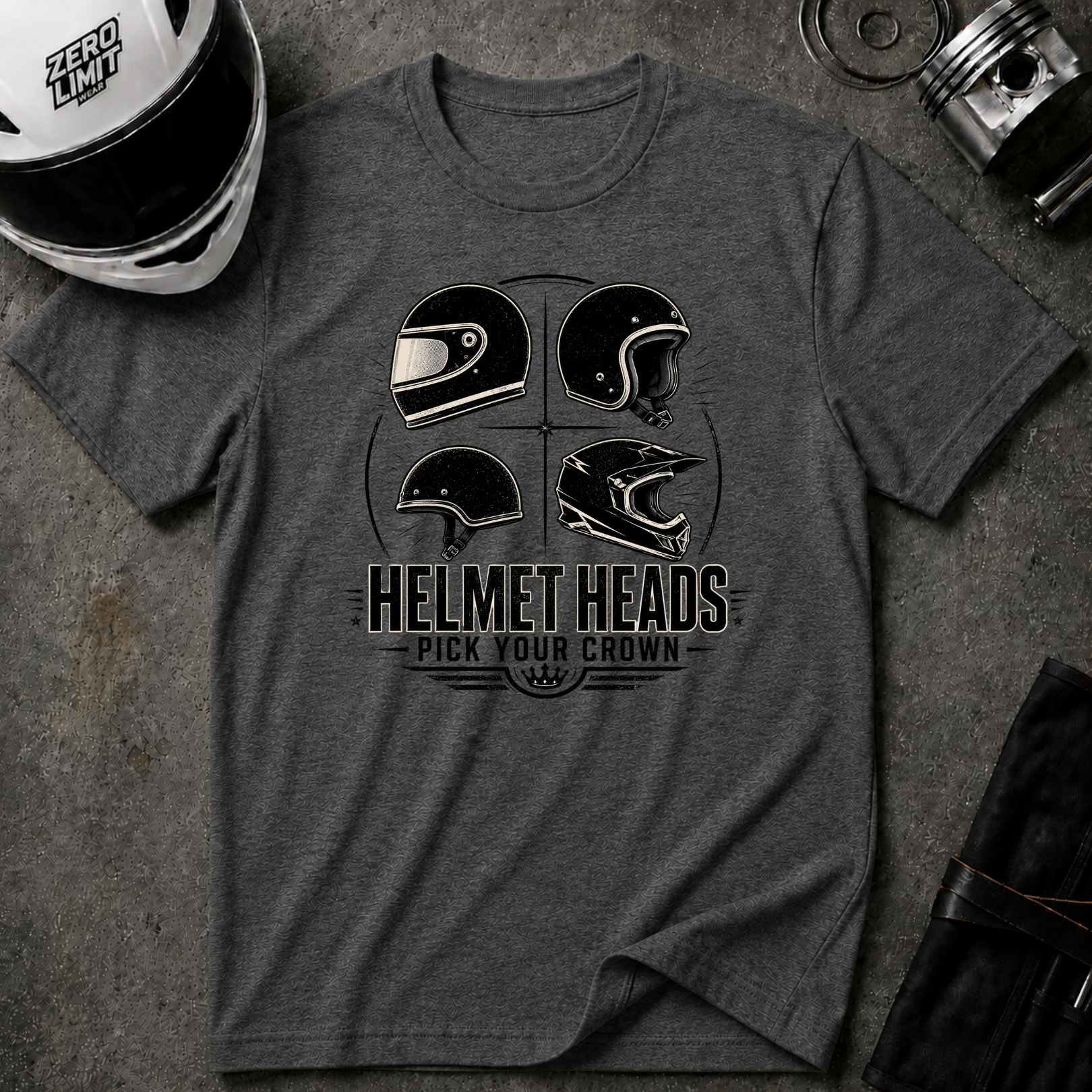 Helmet Heads Pick Your Crown T-Shirt