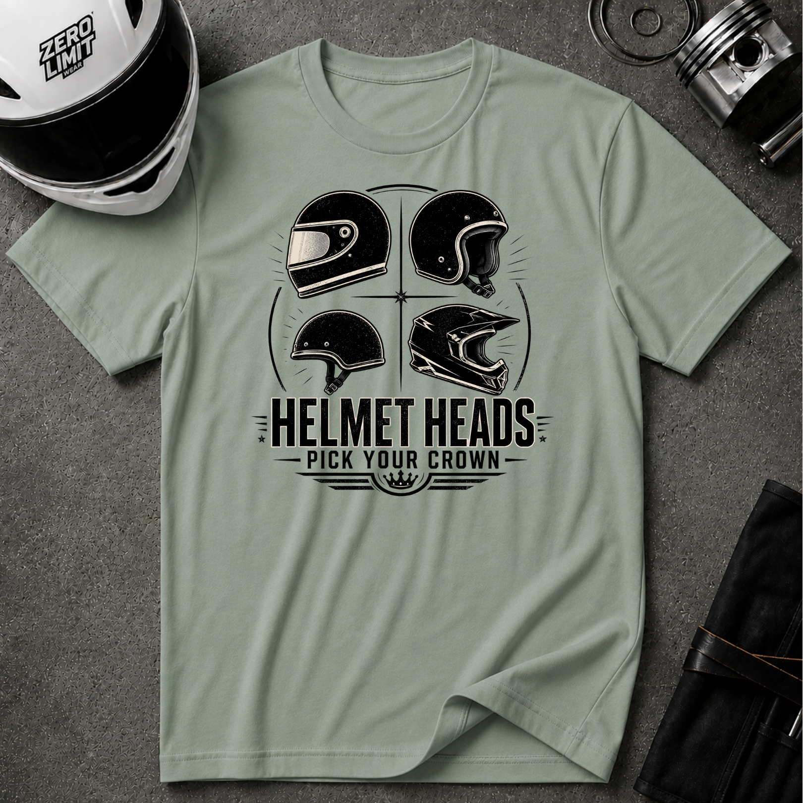 Helmet Heads Pick Your Crown T-Shirt