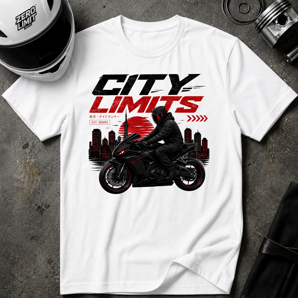 City Limits Motorcycle T‑Shirt