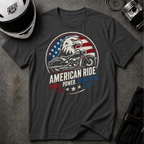 American Ride Pride. Power. Patriotism T-Shirt