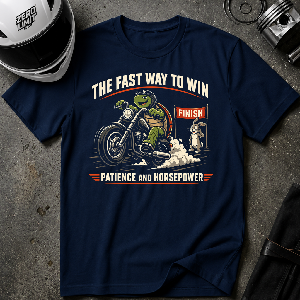 The Fast Way To Win - Patience and Horsepower T-Shirt