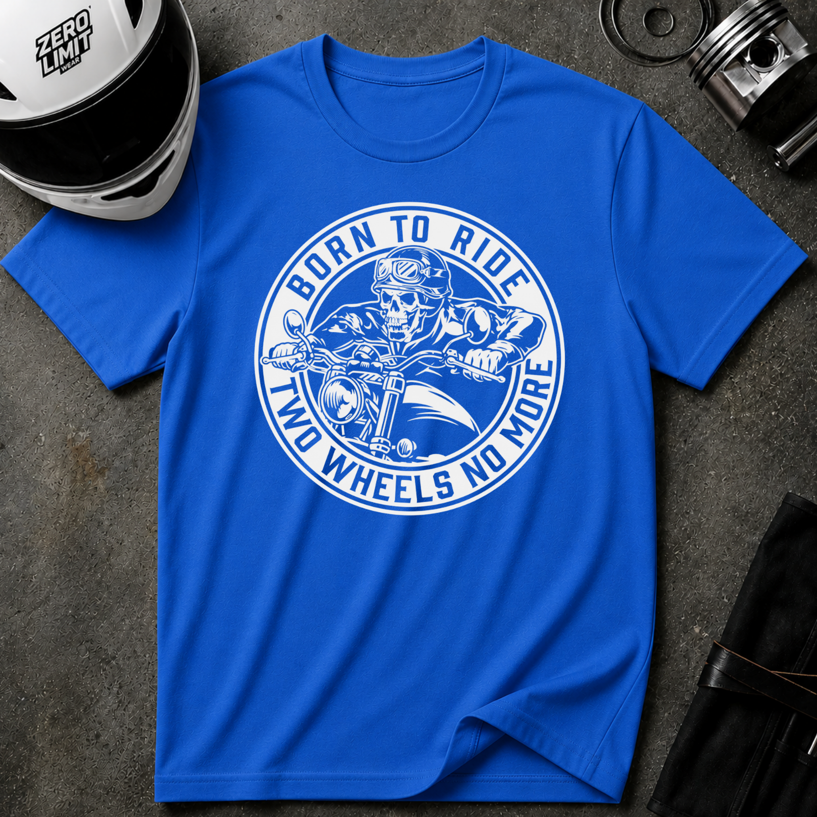 BORN TO RIDE TWO WHEELS, NO MORE T-Shirt