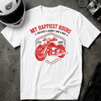 My Happiest Hours Include a Sunset and a Bike T-Shirt
