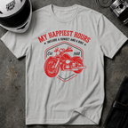 My Happiest Hours Include a Sunset and a Bike T-Shirt
