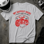 My Happiest Hours Include a Sunset and a Bike T-Shirt