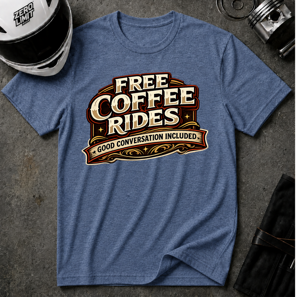 FREE COFFEE RIDES T-Shirt