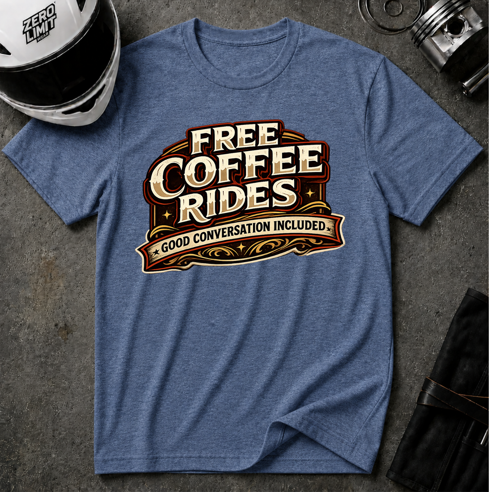 FREE COFFEE RIDES T-Shirt