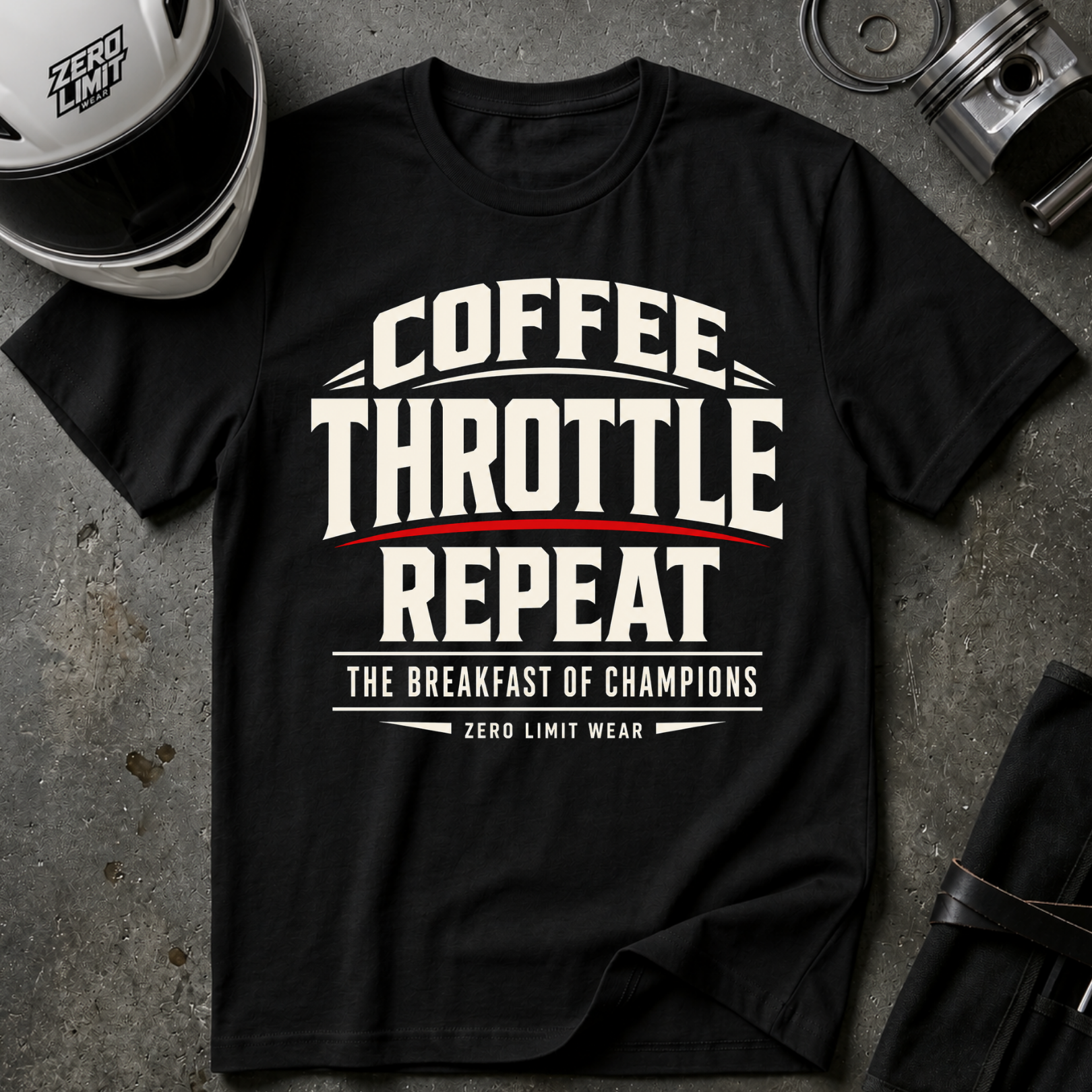 COFFEE THROTTLE REPEAT T-Shirt