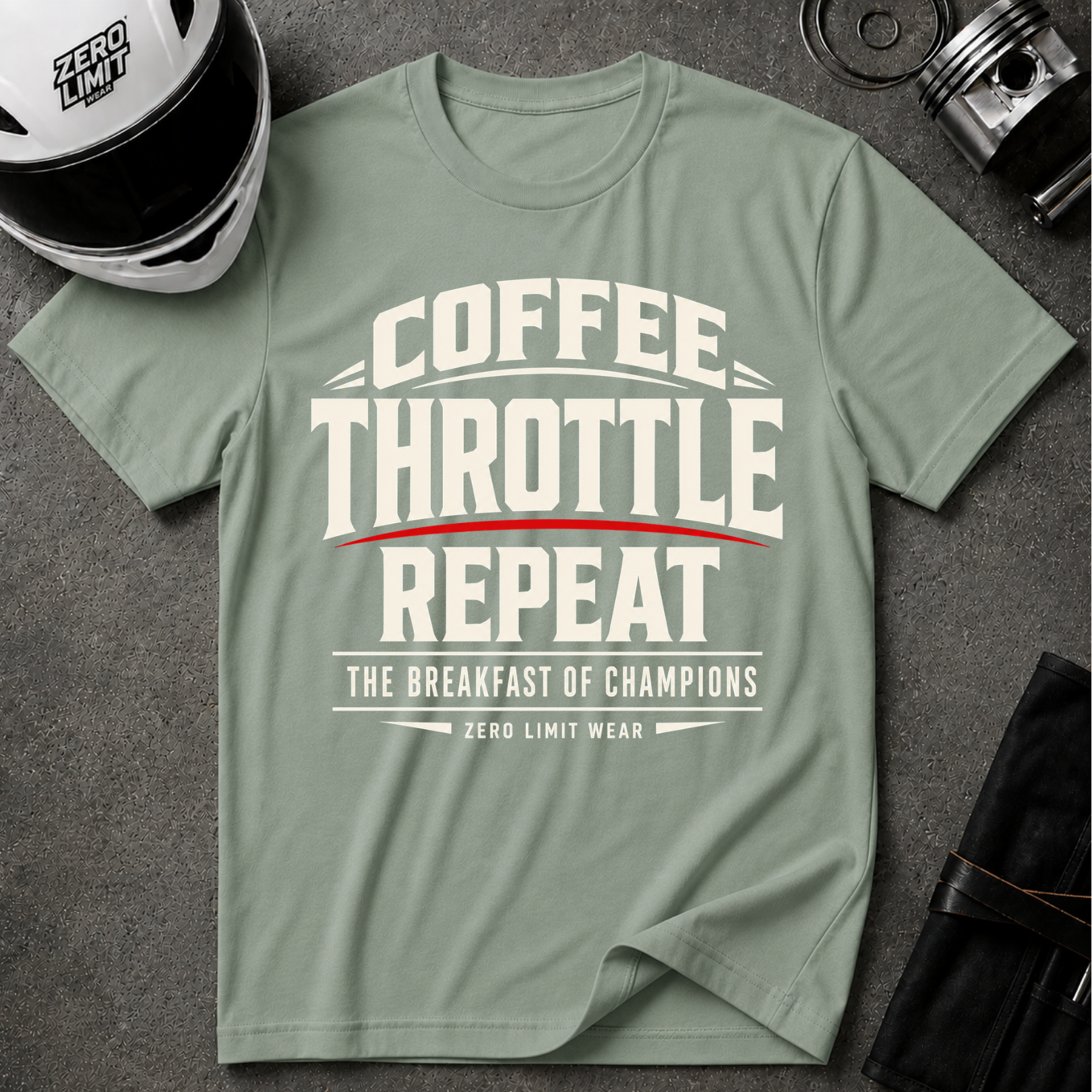 COFFEE THROTTLE REPEAT T-Shirt