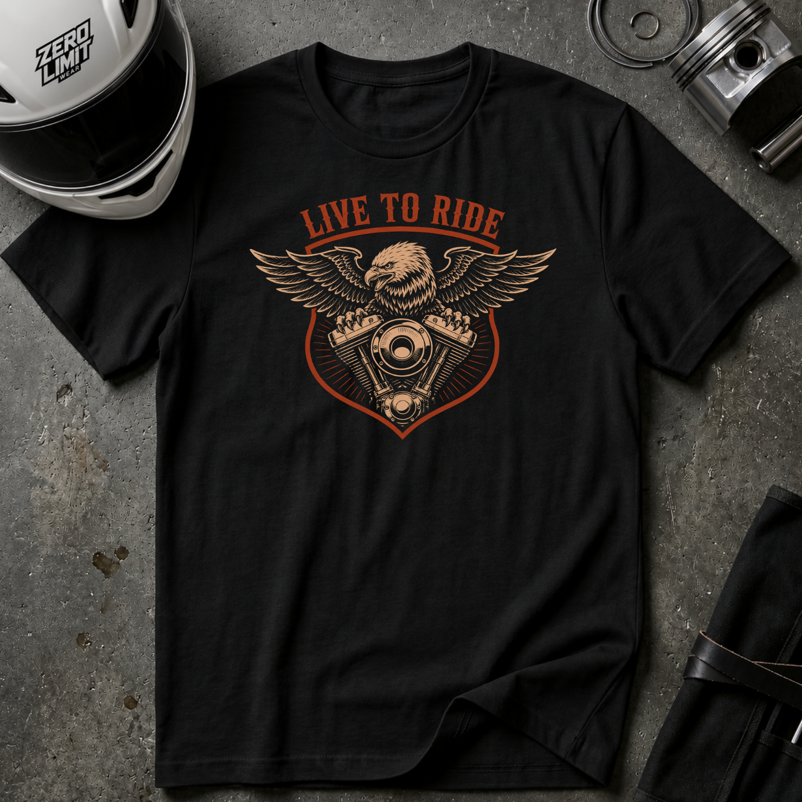 LIVE TO RIDE T-SHIRT