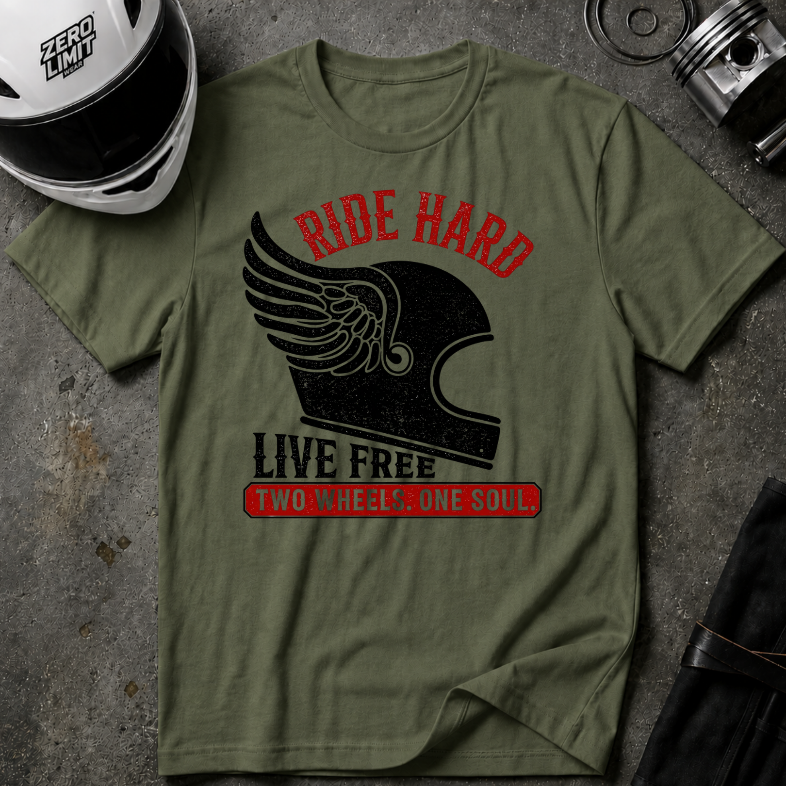 RIDE HARD LIVE FREE T-SHIRT