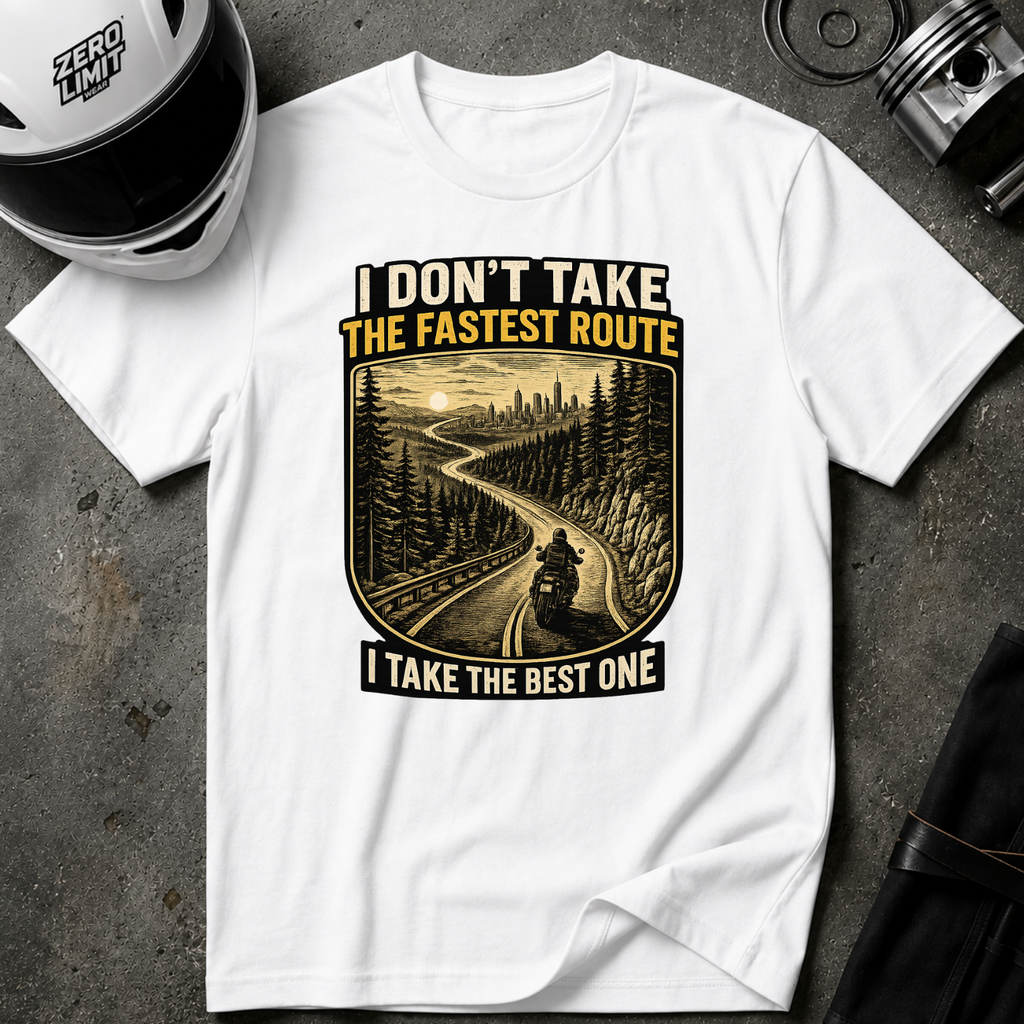 I DON'T TAKE THE FASTEST ROUTE, I TAKE THE BEST ONE T-SHIRT