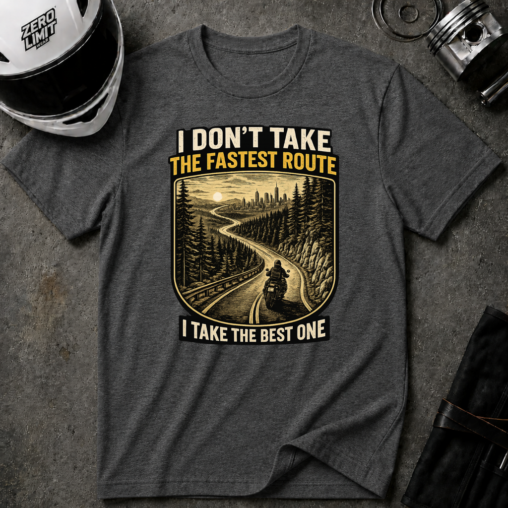 I DON'T TAKE THE FASTEST ROUTE, I TAKE THE BEST ONE T-SHIRT
