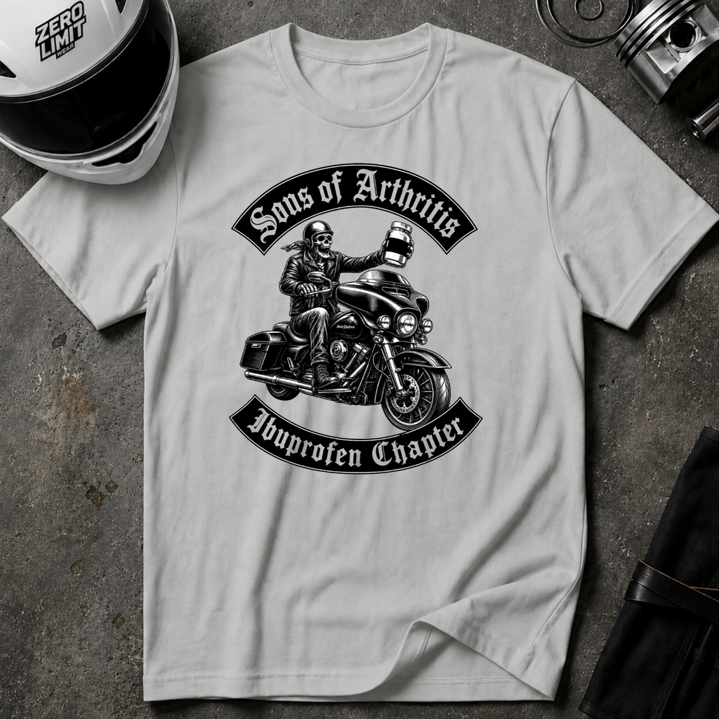 SONS OF ARTHRITIS IBUPROFEN CHAPTER T-SHIRT