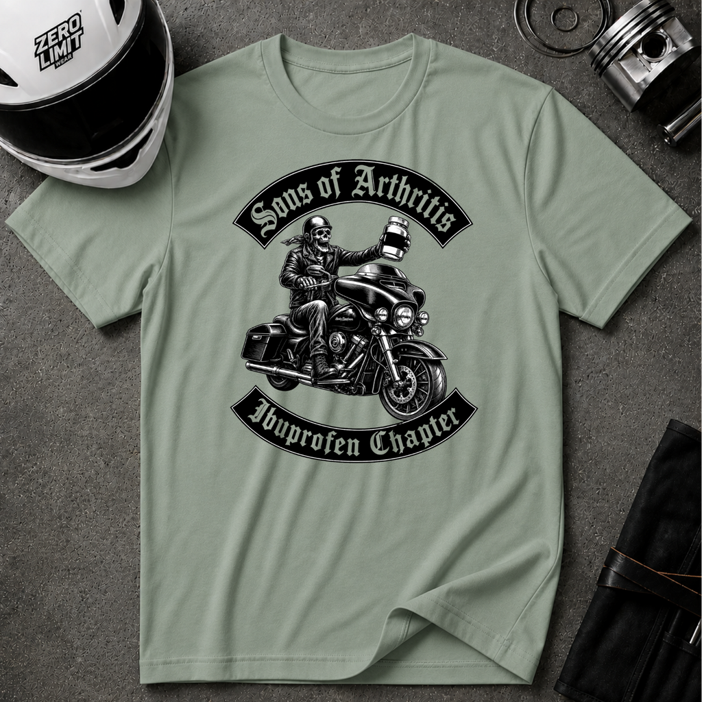 SONS OF ARTHRITIS IBUPROFEN CHAPTER T-SHIRT