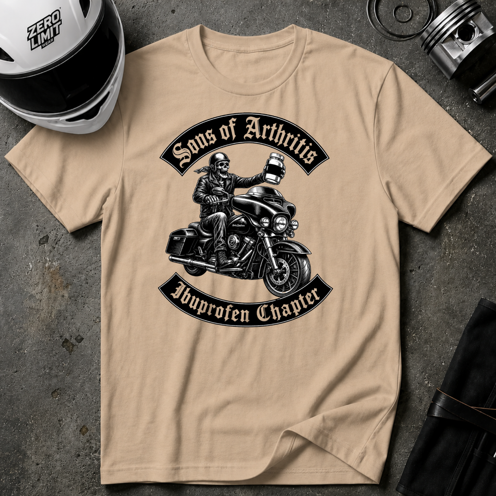 SONS OF ARTHRITIS IBUPROFEN CHAPTER T-SHIRT