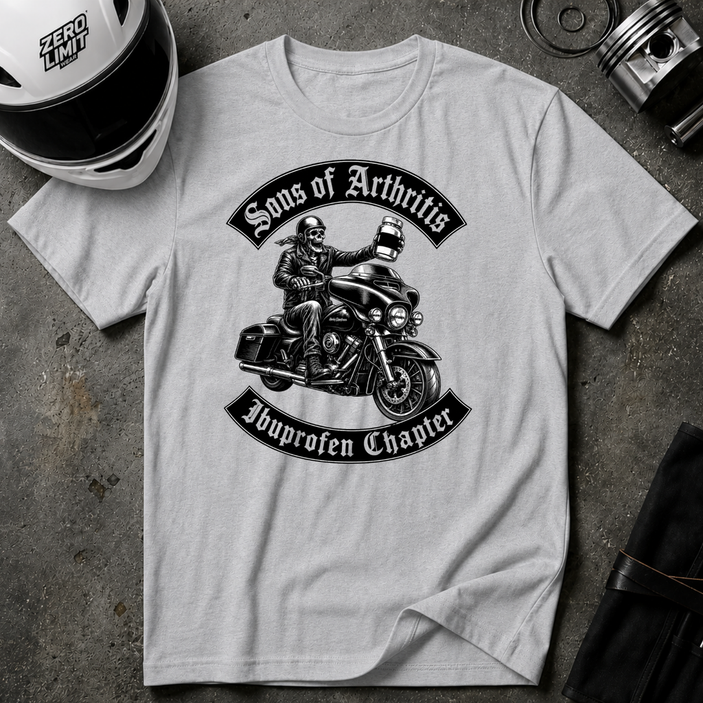 SONS OF ARTHRITIS IBUPROFEN CHAPTER T-SHIRT