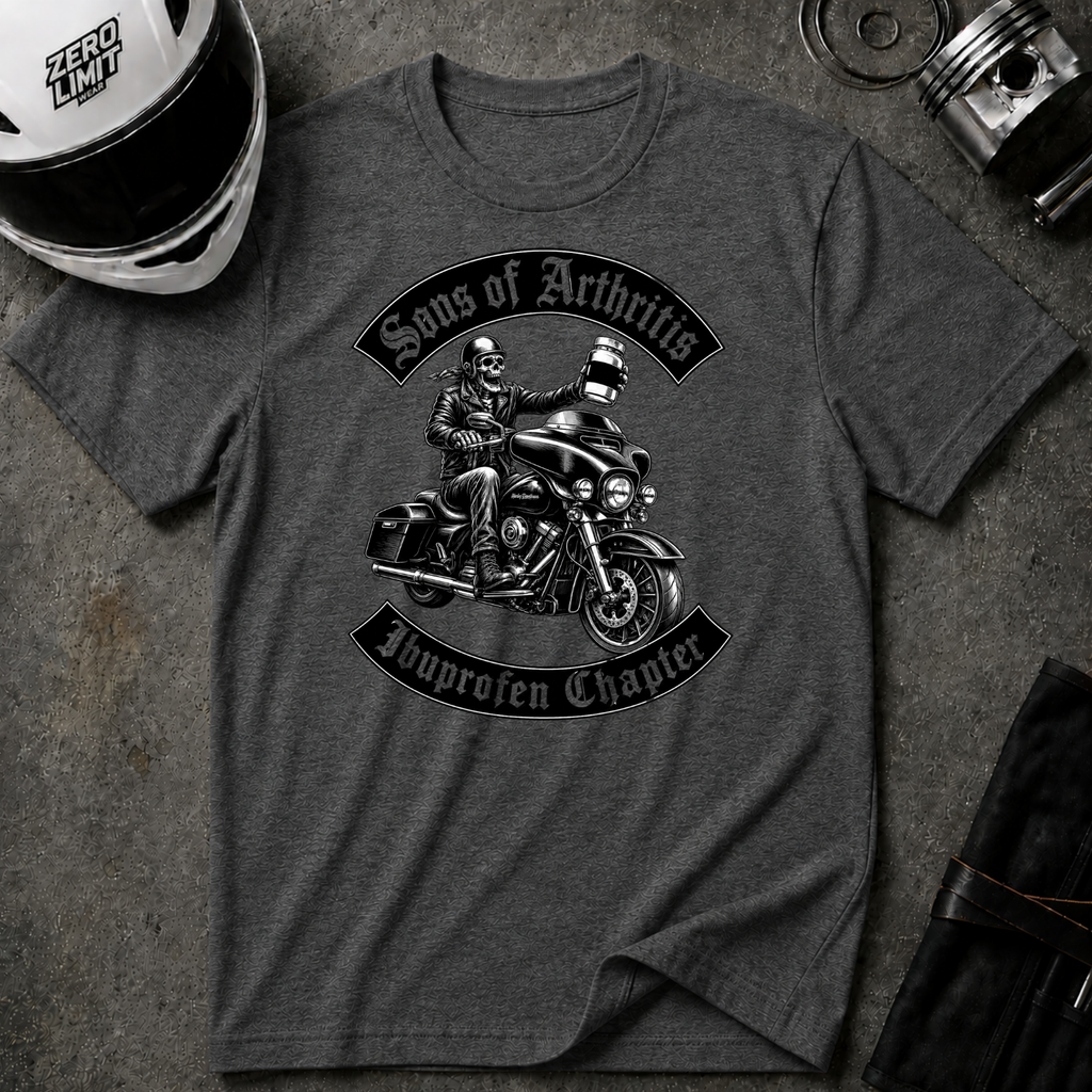 SONS OF ARTHRITIS IBUPROFEN CHAPTER T-SHIRT