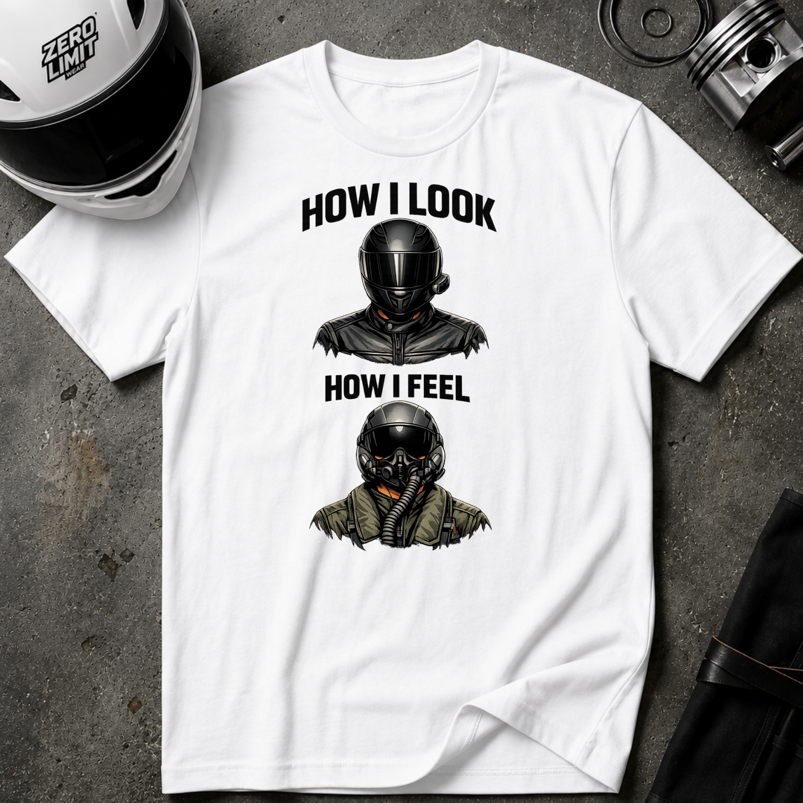 HOW I FEEL VS HOW I LOOK T-SHIRT