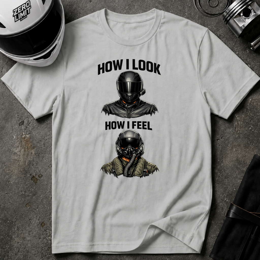 HOW I FEEL VS HOW I LOOK T-SHIRT