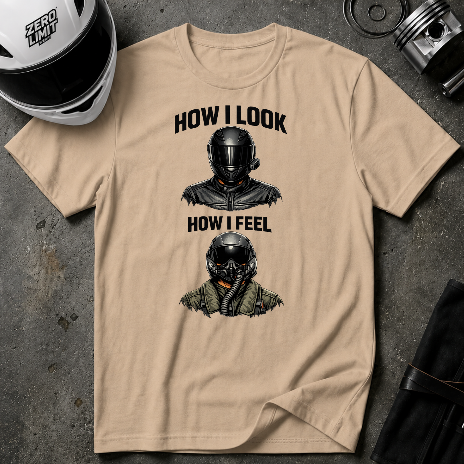 HOW I FEEL VS HOW I LOOK T-SHIRT