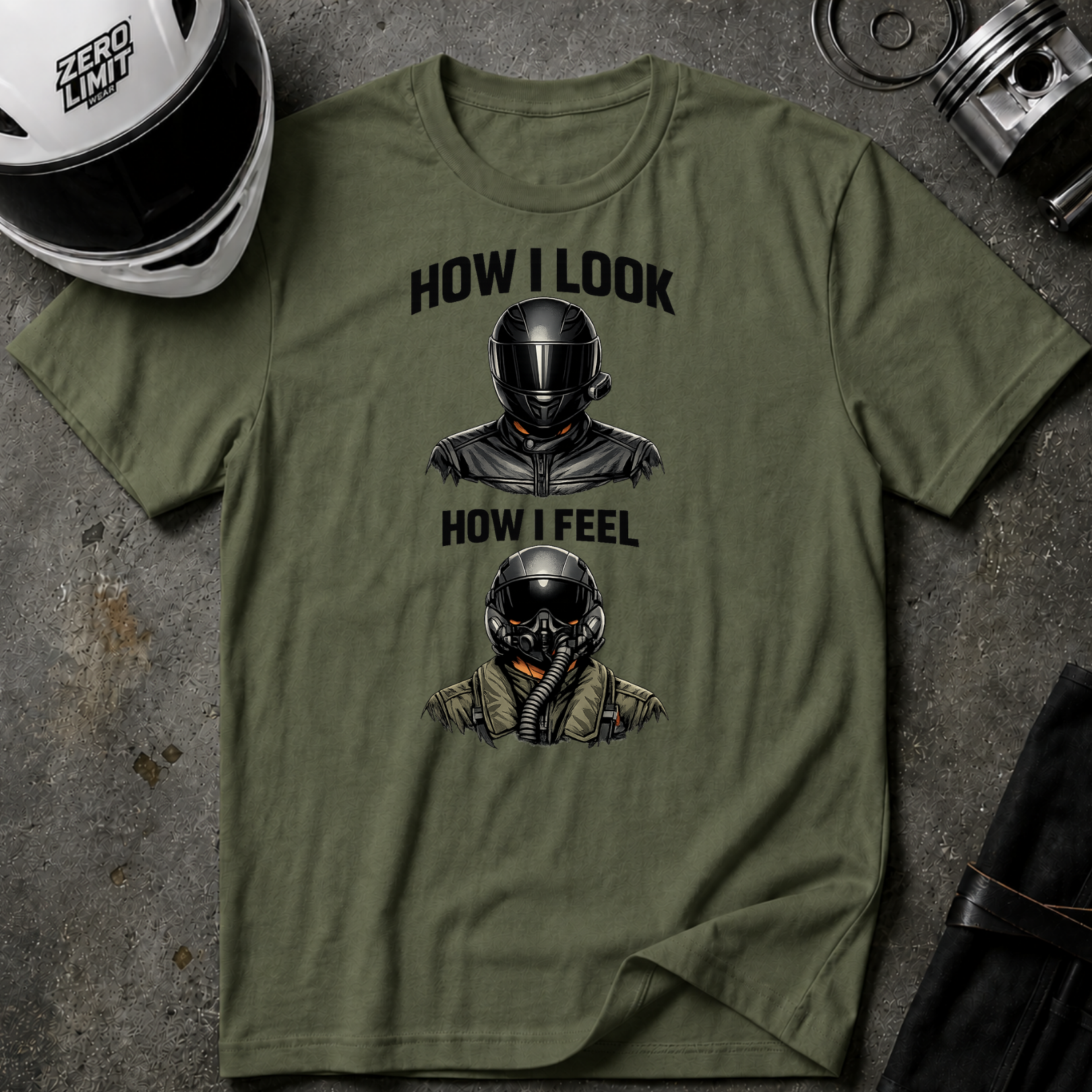 HOW I FEEL VS HOW I LOOK T-SHIRT