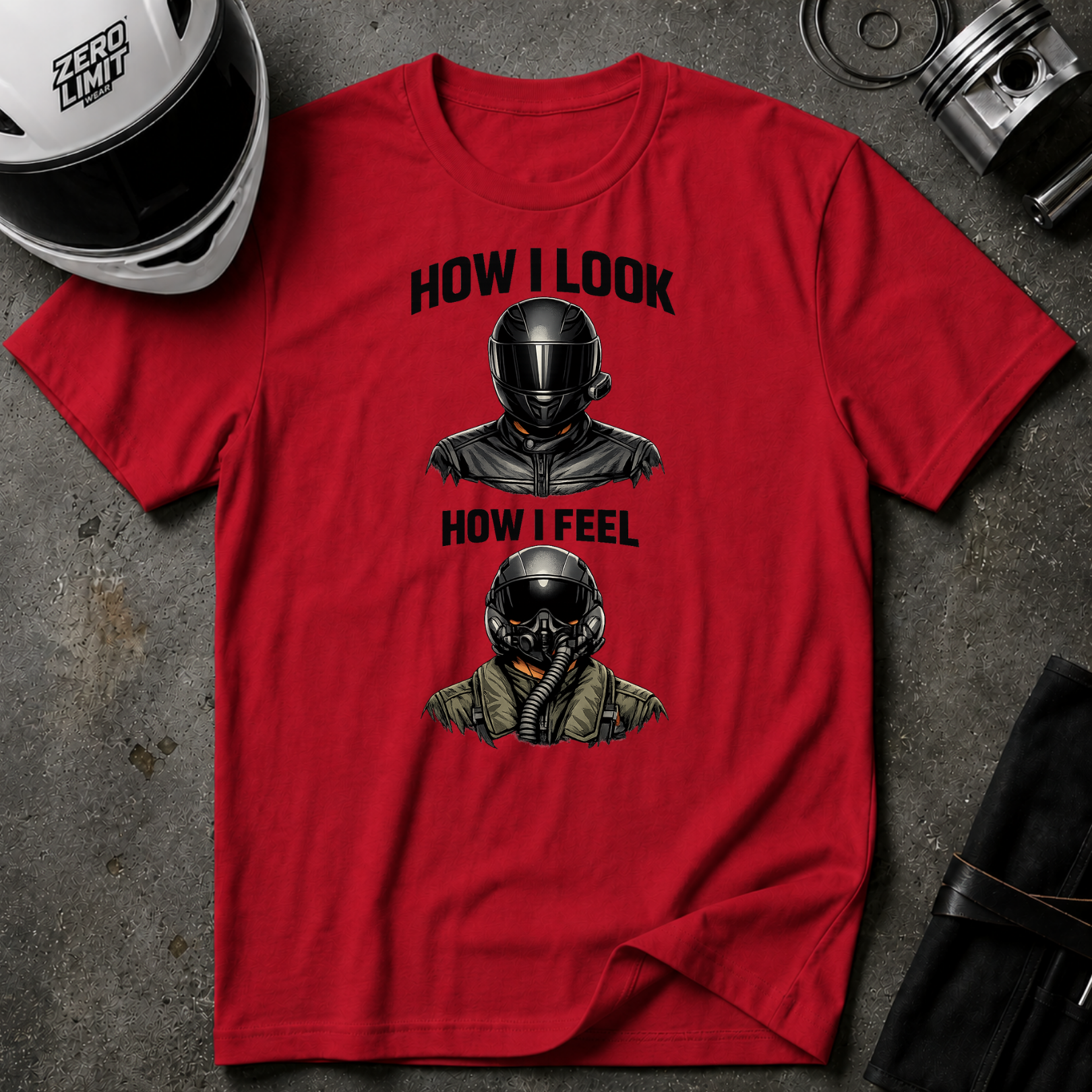 HOW I FEEL VS HOW I LOOK T-SHIRT