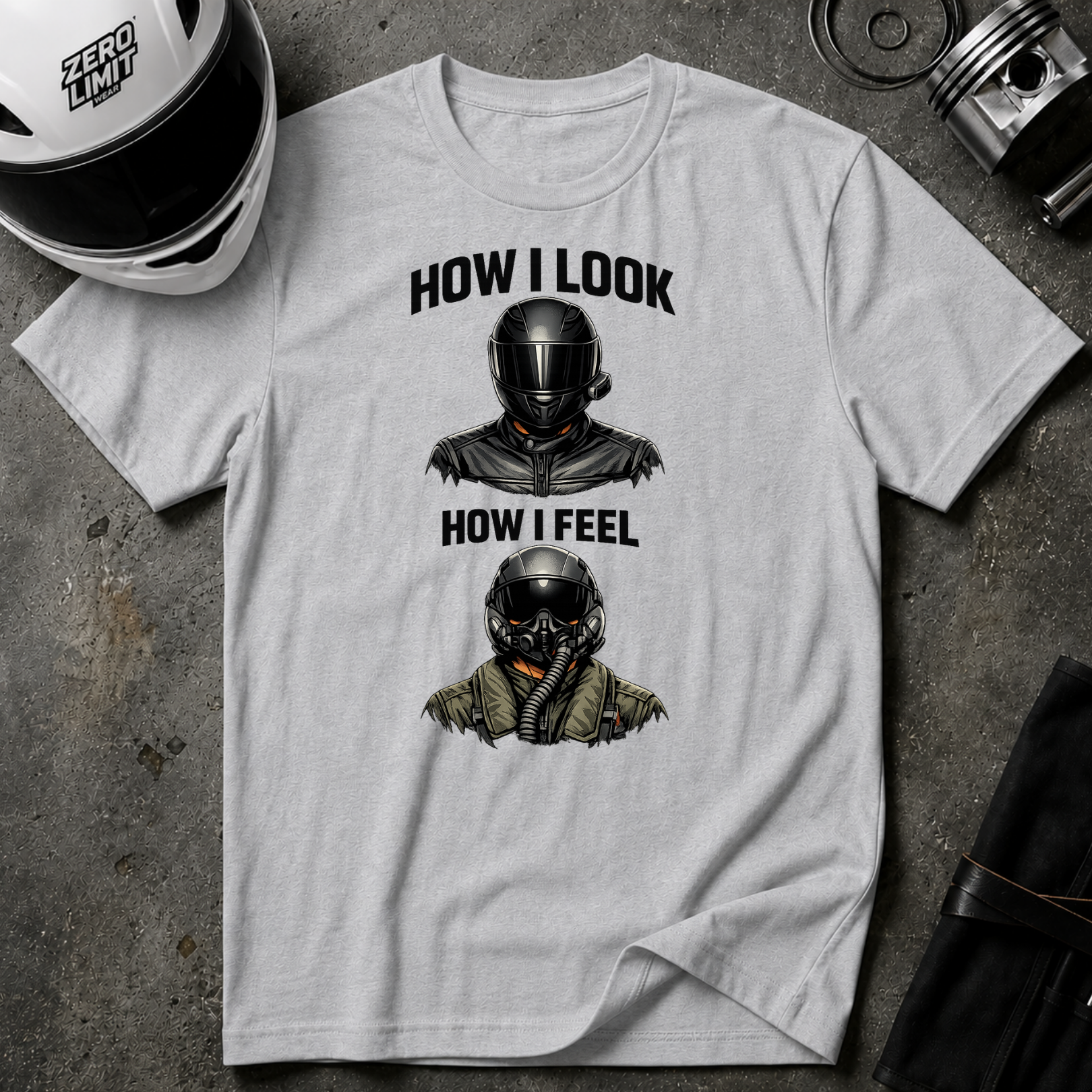HOW I FEEL VS HOW I LOOK T-SHIRT