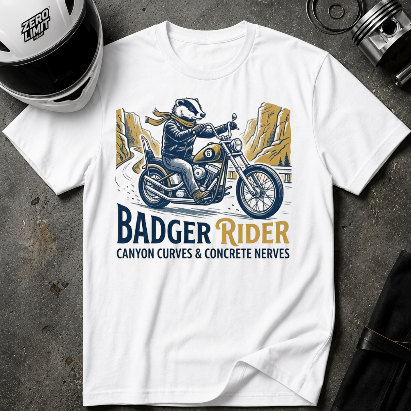 BADGER RIDER T-SHIRT