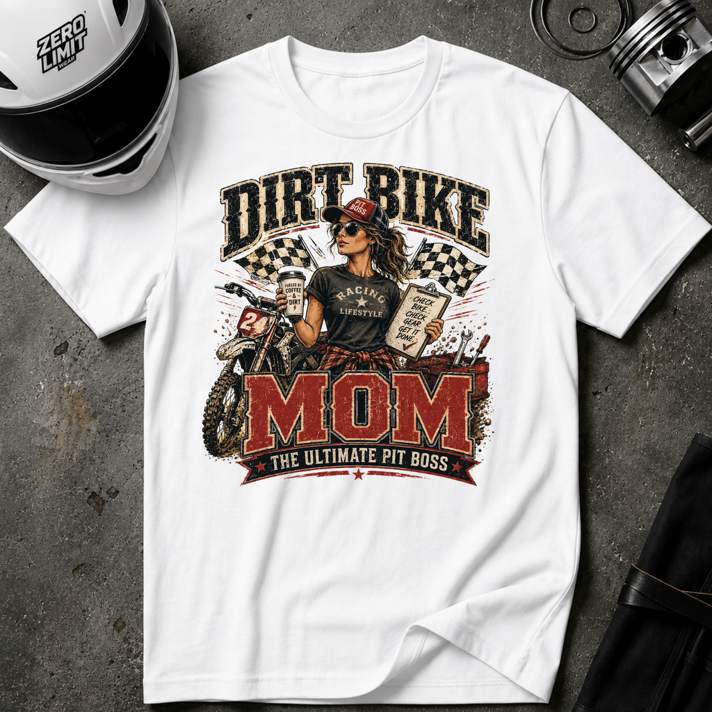 DIRT BIKE MOM T-SHIRT