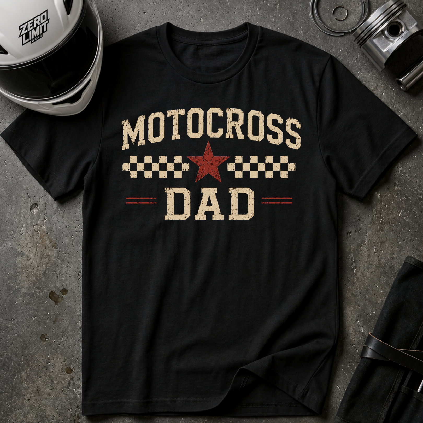 MOTOCROSS DAD T-SHIRT