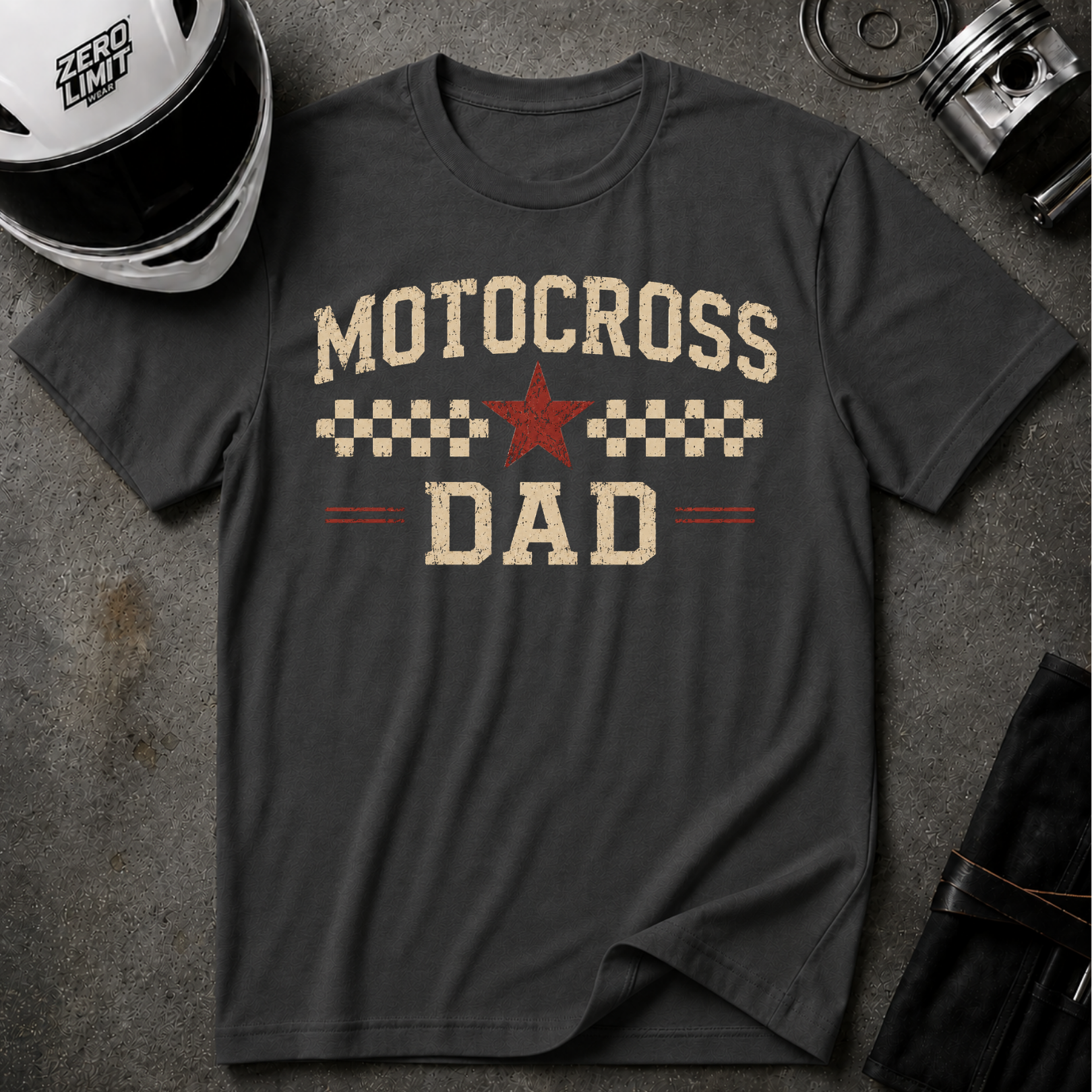 MOTOCROSS DAD T-SHIRT
