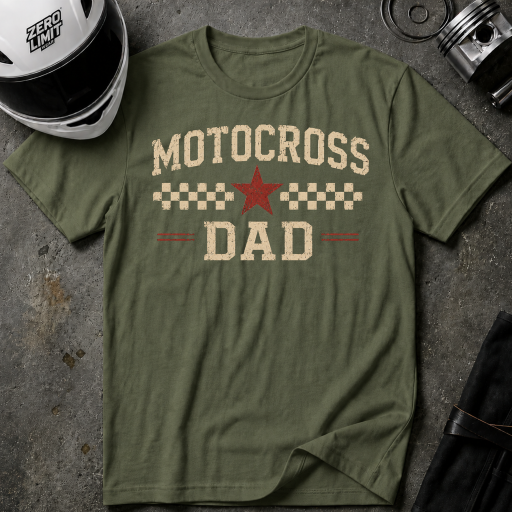 MOTOCROSS DAD T-SHIRT