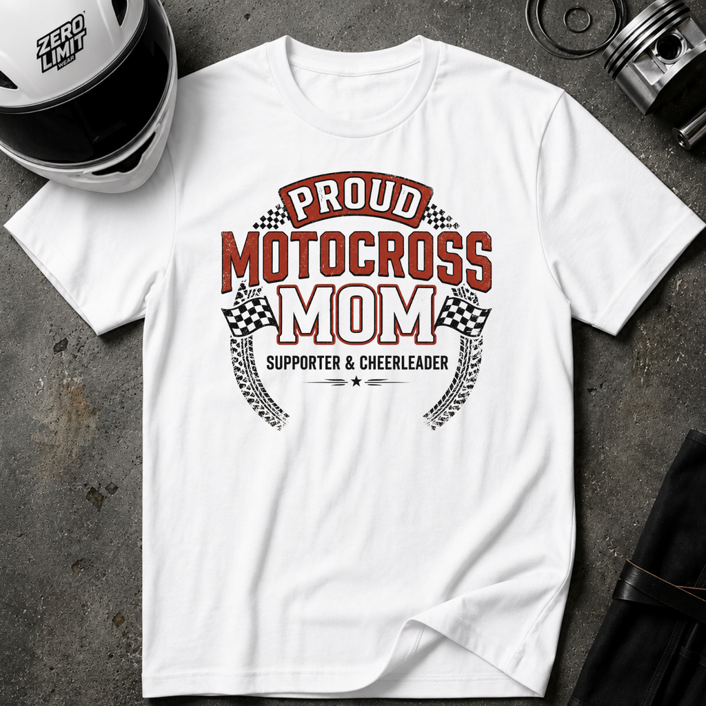 PROUD MOTOCROSS MOM T-SHIRT