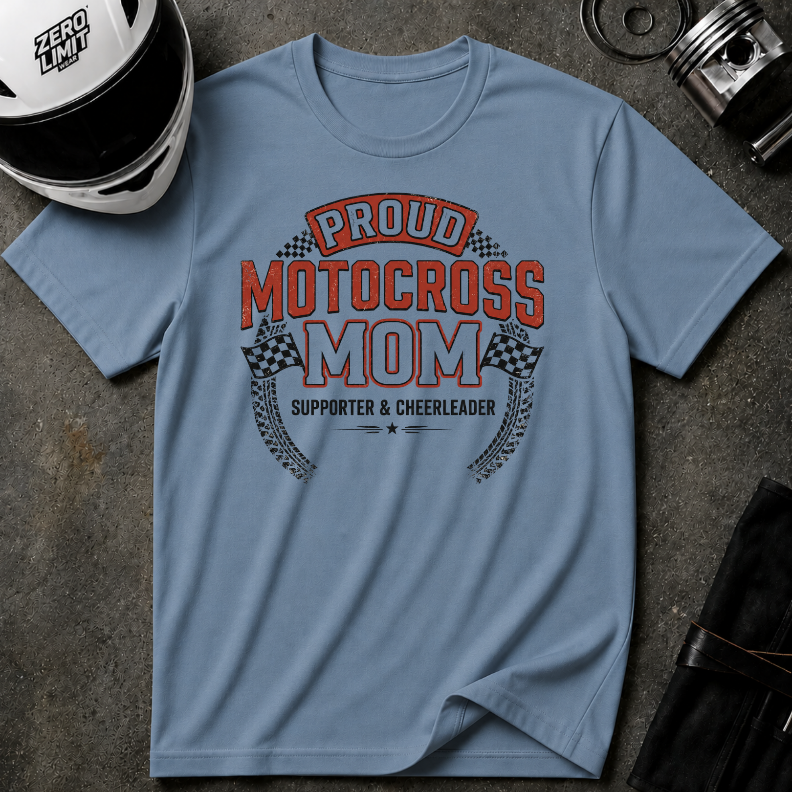 PROUD MOTOCROSS MOM T-SHIRT