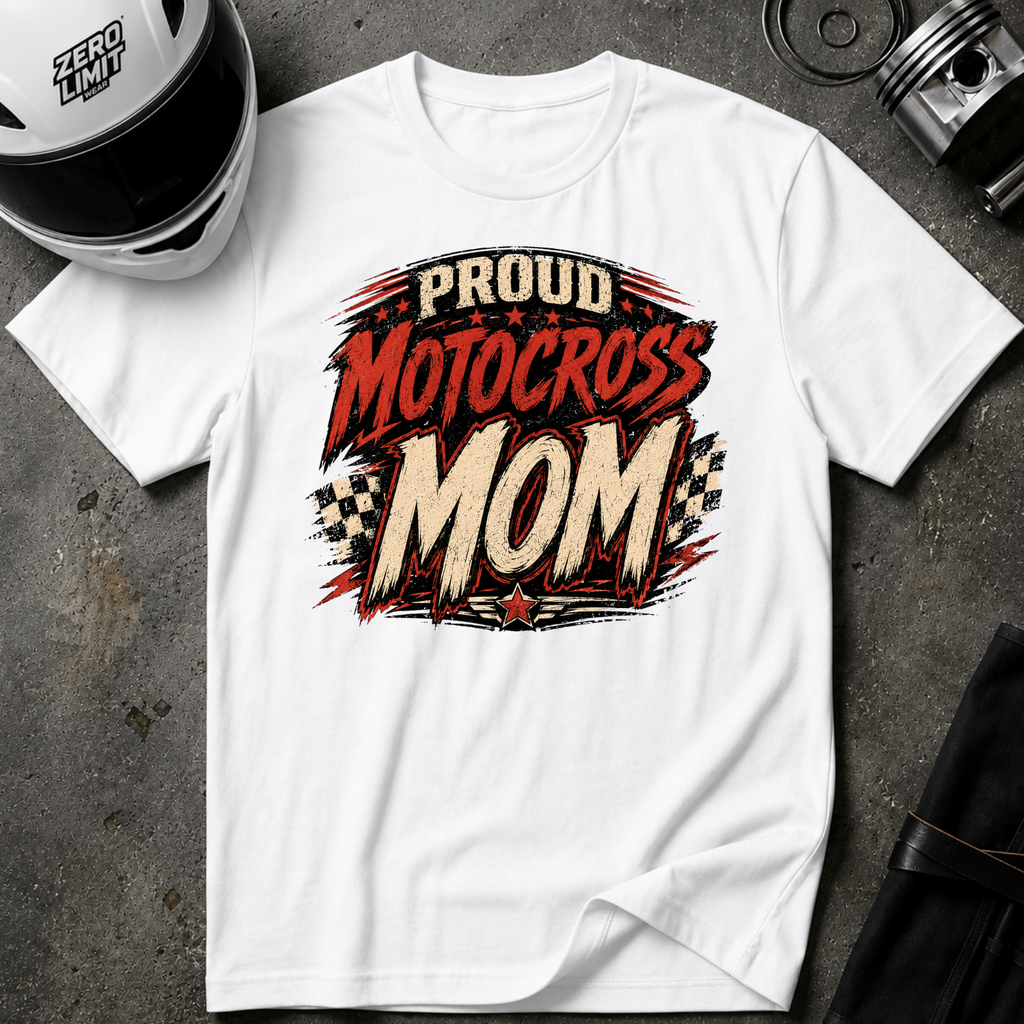 PROUD MOTOCROSS MOM T-SHIRT