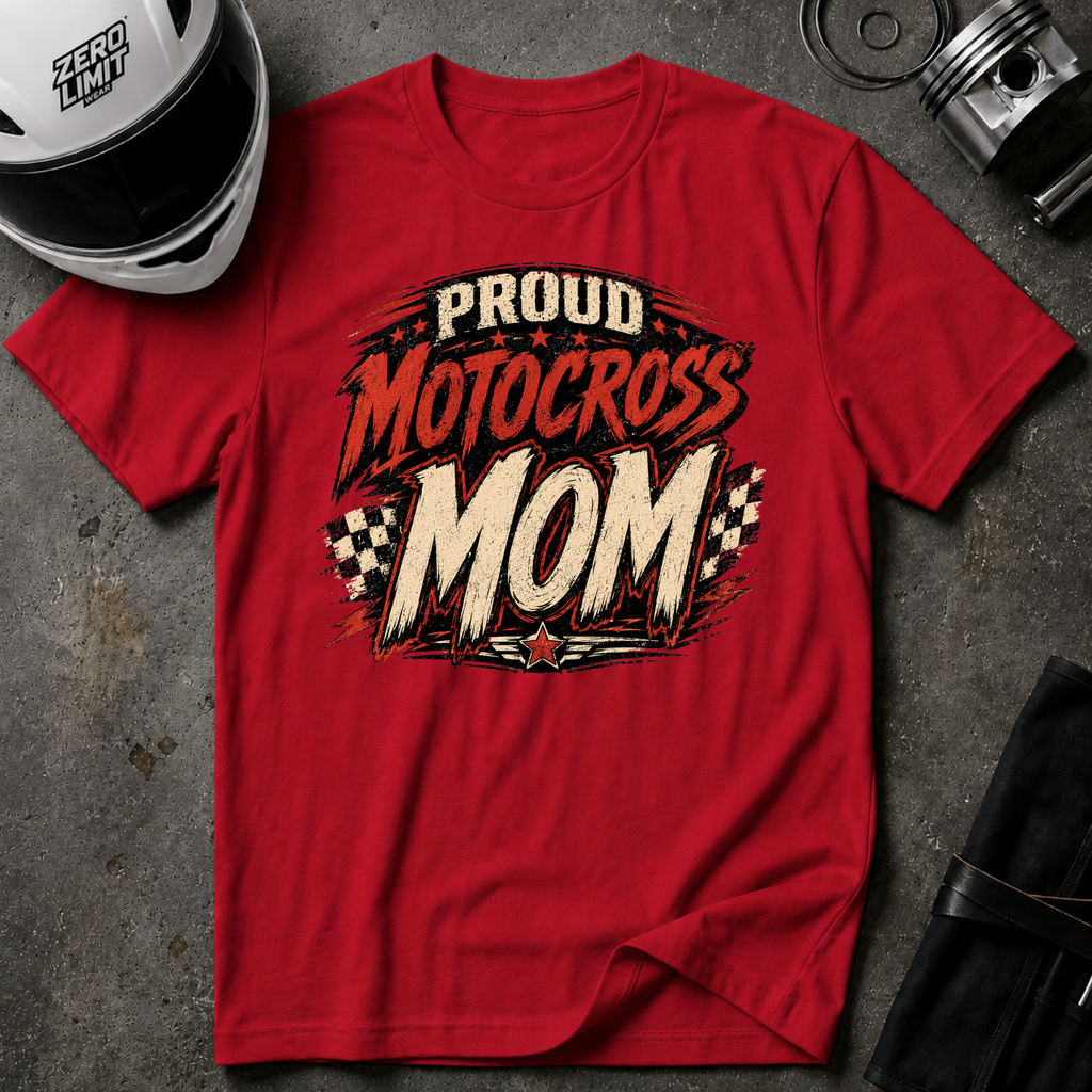 PROUD MOTOCROSS MOM T-SHIRT