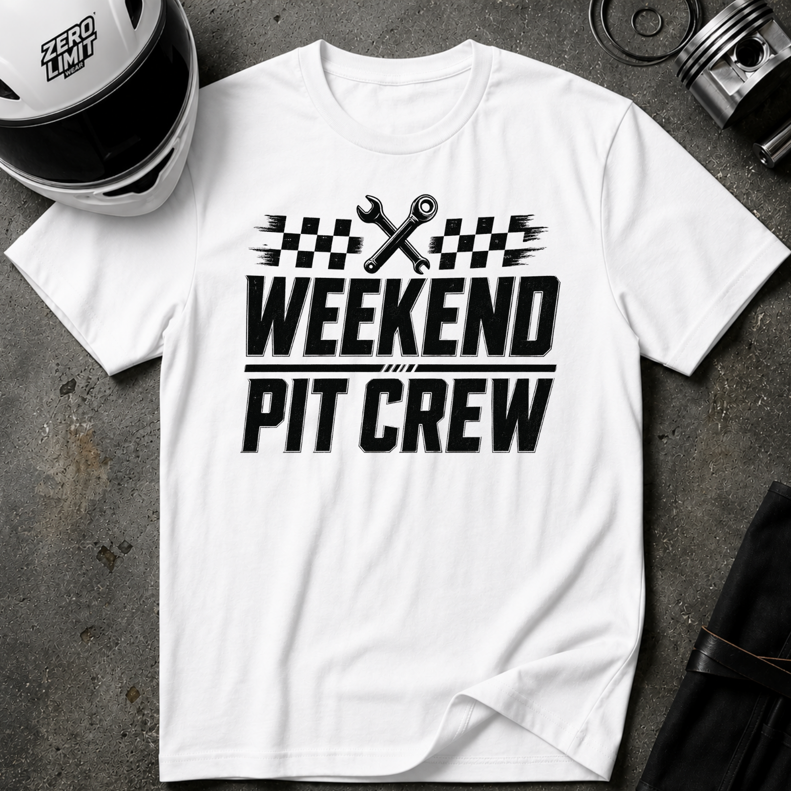 WEEKEND PIT CREW T-SHIRT