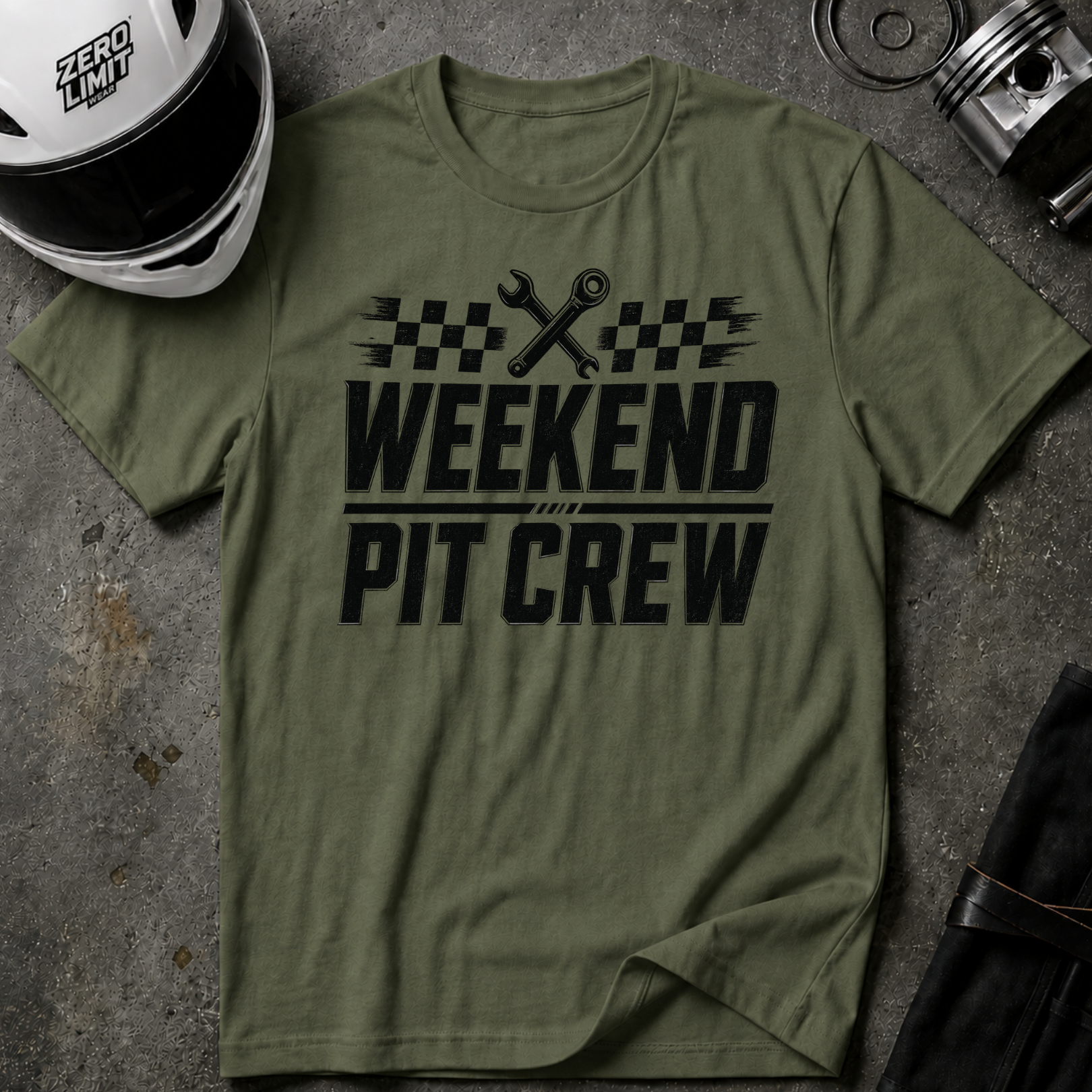 WEEKEND PIT CREW T-SHIRT