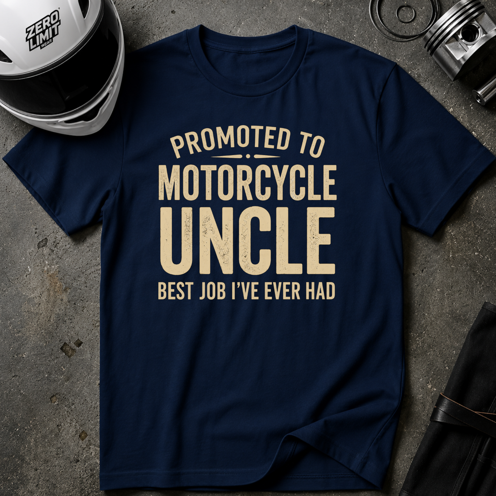 MOTORCYCLE UNCLE T-SHIRT