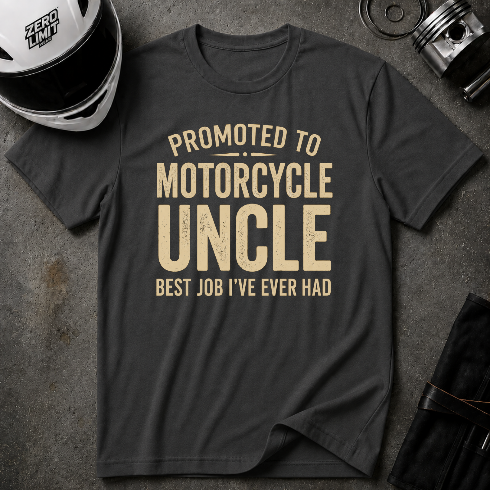 MOTORCYCLE UNCLE T-SHIRT