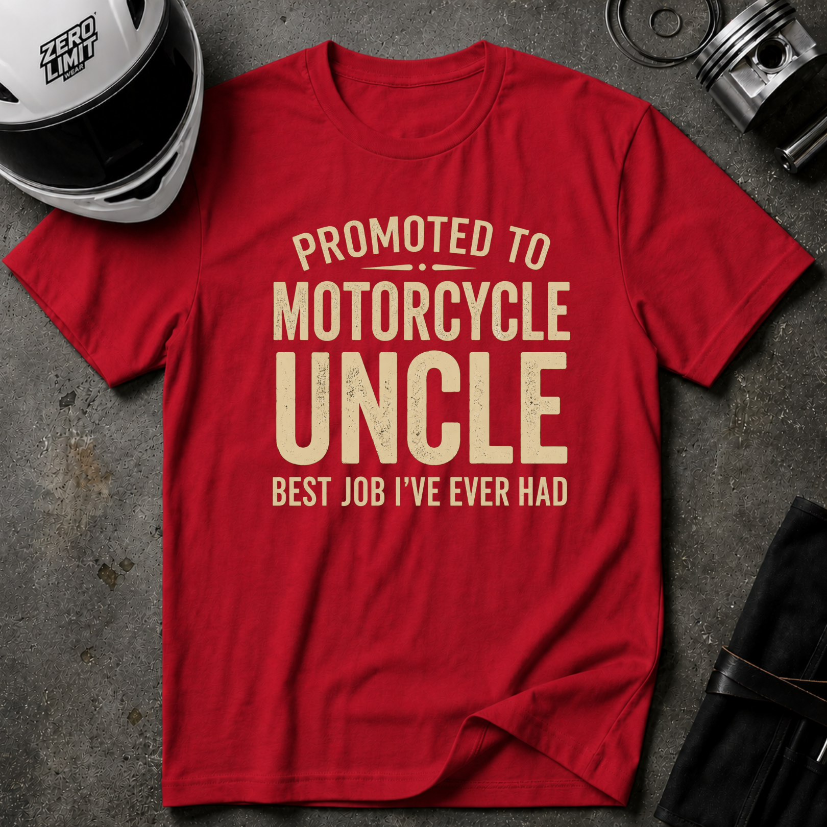 MOTORCYCLE UNCLE T-SHIRT