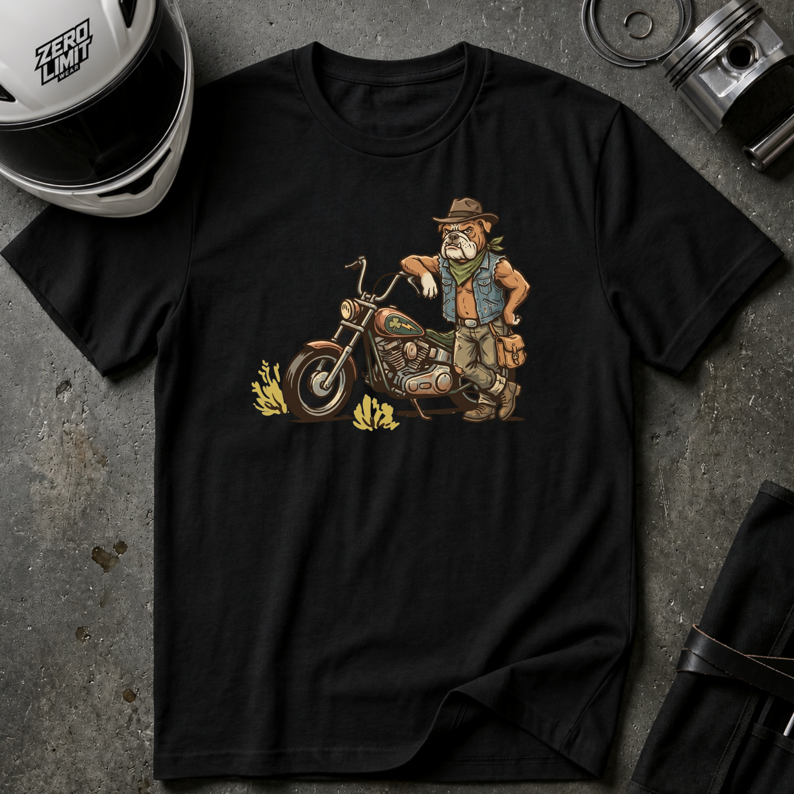 BULLDOG RIDER T-SHIRT