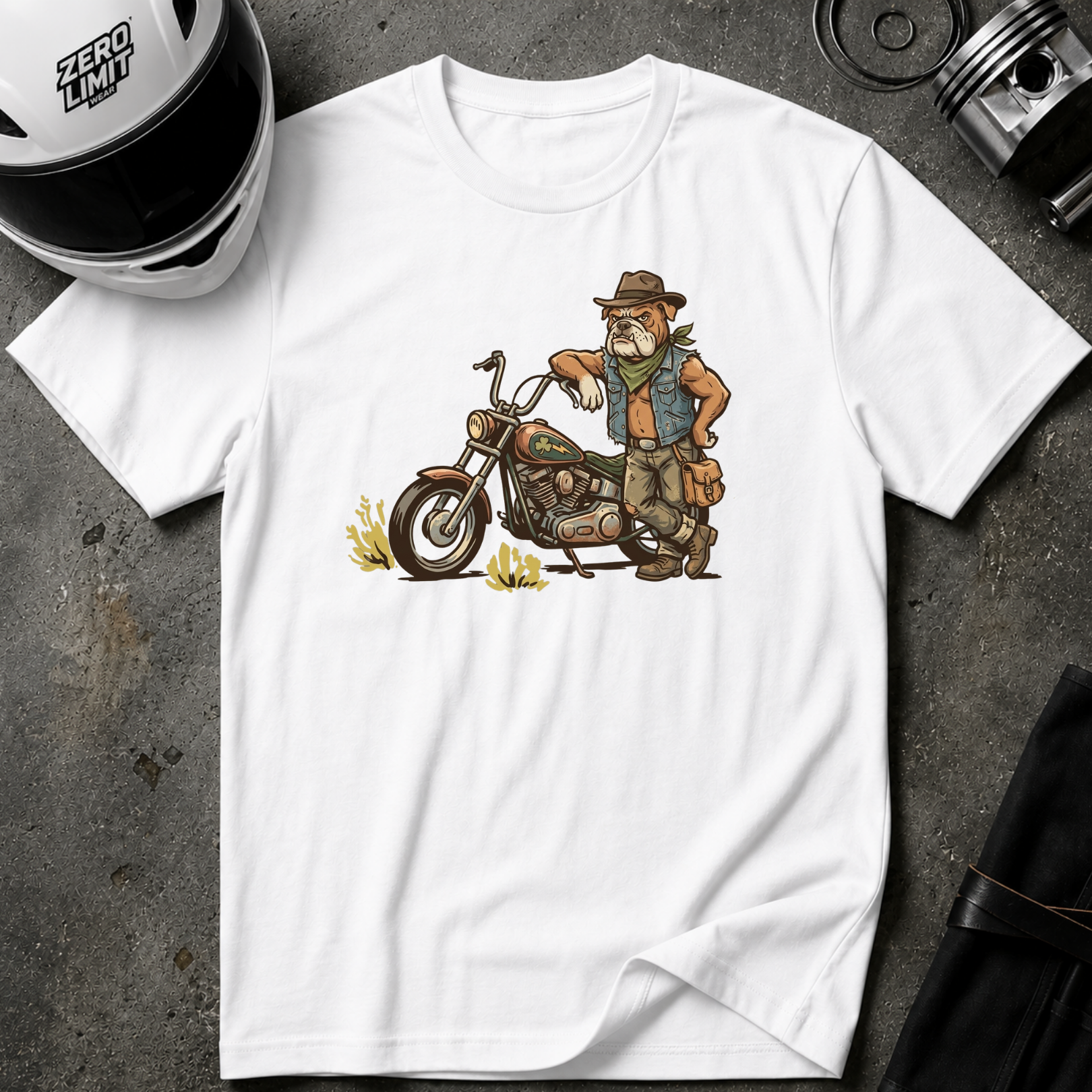 BULLDOG RIDER T-SHIRT